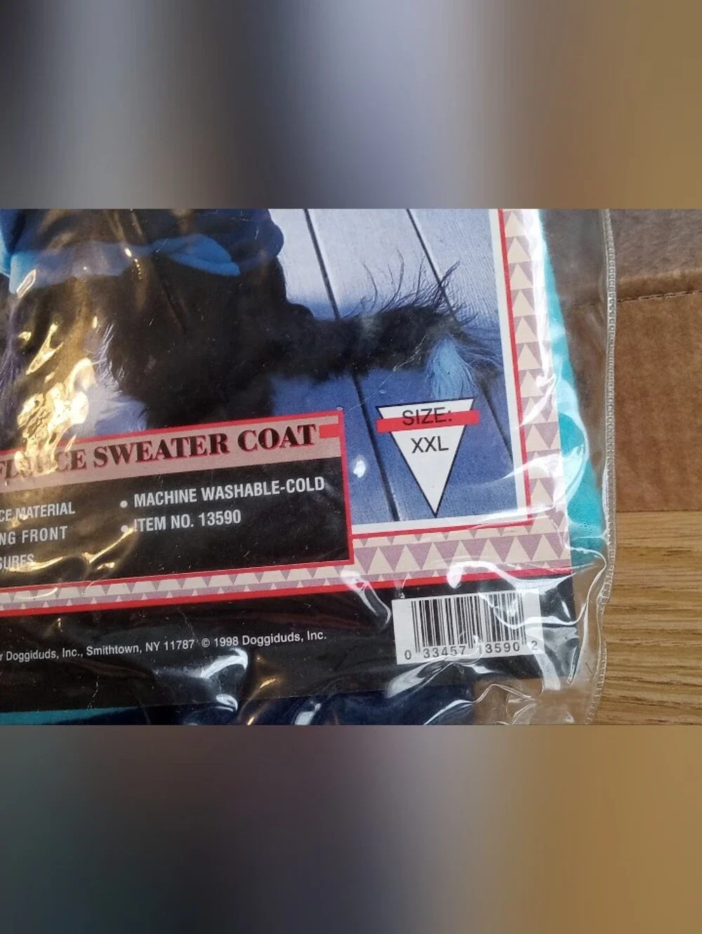 Doggidude Solid Fleece Sweater/coat Size XXL